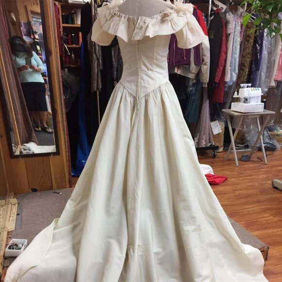 Bianchi Women's Cream and White Dress - Picture 4 of 4